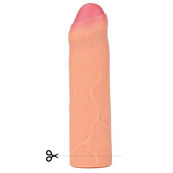 Насадка на пенис LoveToy Revolutionary, 16,5 см (телесный) 28732 фото