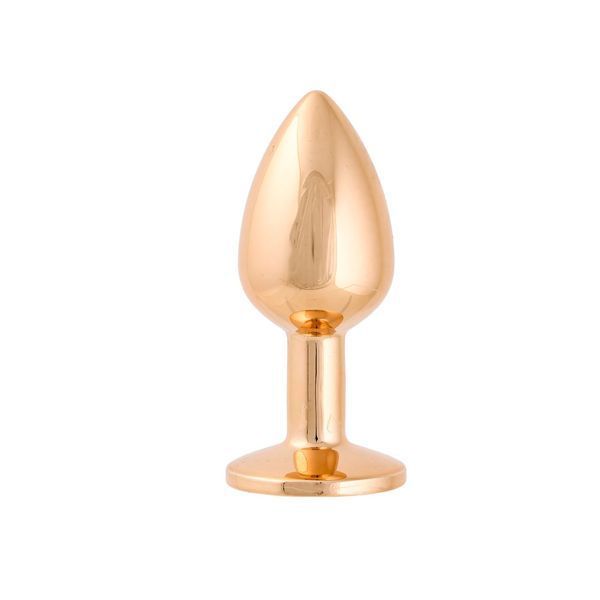 Анальная пробка с кристаллом Simply Pleasure S, 7 см (прозрачный) 192558 фото