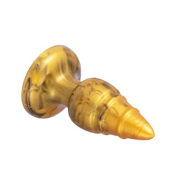 Анальная пробка Silexd Goldy Plug, 9.2 см (золотой) 110068_EU фото