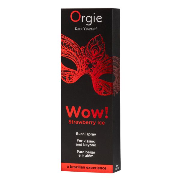 Спрей для орального секса Orgie Wow Bucal Spray Strawberry Ice, 10 мл 35439 фото