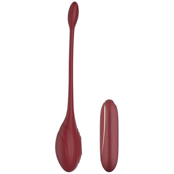 Віброяйце Dream Toys Romance Daisy, 23 см (бордовий) 61820 фото