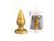 Анальная пробка Silexd Goldy Plug, 9.2 см (золотой) 110068_EU фото 5