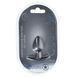 Анальна пробка Ouch! Smooth Anal Plug Metallic S, 6.5 см (сірий) 125216 фото 3