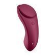 Кліторальний масажер для трусиків Satisfyer Sexy Secret, 8,6 см (бордовий) 22374 фото