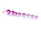 Анальний ланцюжок Boss Jelly Anal Beads, 26х2.8 см (рожевий) 10125_EU фото