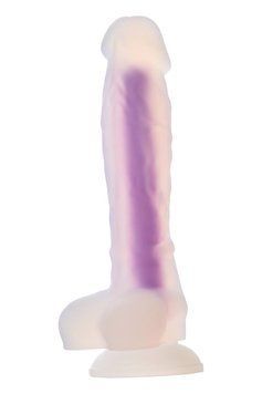Неоновий фалоімітатор DreamToys Radiant, 19 см (синій) 15437 фото