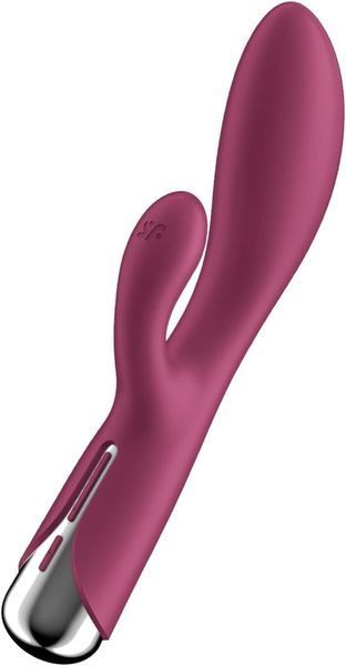 Вибратор-кролик Satisfyer Spinning Rabbit 1, 20 см (бордовый) 62318 фото