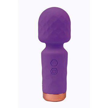 Міні-вібратор Fantasy Eros wand, 11.5 см (фіолетовий) 229488 фото