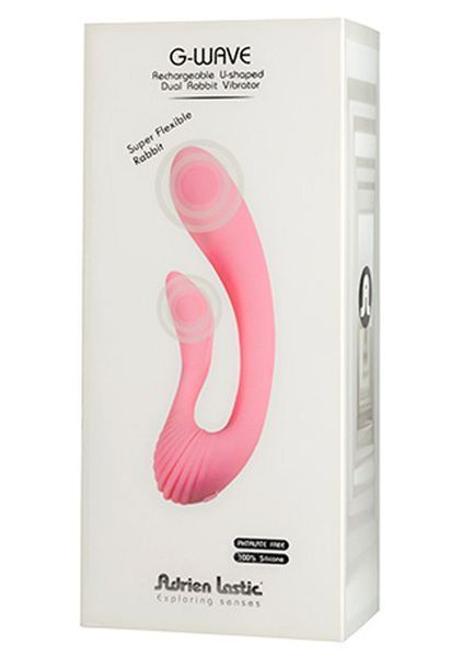 Вібратор Adrien Lastic G-Wave, 18 см (рожевий) 3828_EU фото