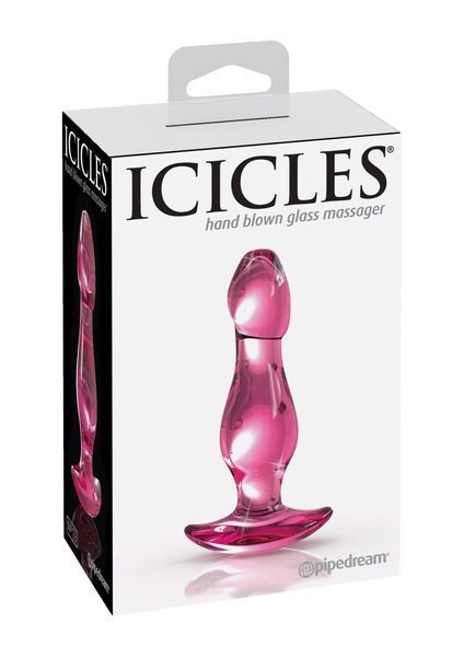Анальна пробка Pipedream Icicles 73, 9,2 см (рожевий) 11150 фото