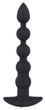 Анальний ланцюжок з вібрацією Black Velvets Rechargeable Beads, 21 см (чорний) 14946 фото