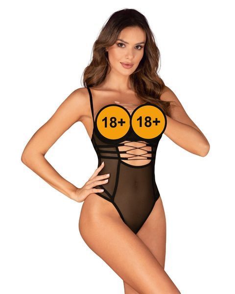Боді Obsessive Roxelia, XS/S (чорний) 52510 фото
