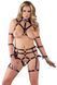 Бондажний набір Bad Kitty Naughty Toys Bondage Set, L/XL (чорний) 83052 фото 2
