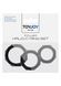 Набір ерекційних кілець ToyJoy Power Halo C-Ring Set (чорний) 76504 фото 3