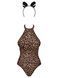 Сексуальный леопардовый боди Obsessive Leocatia teddy L/XL 20740 фото 5