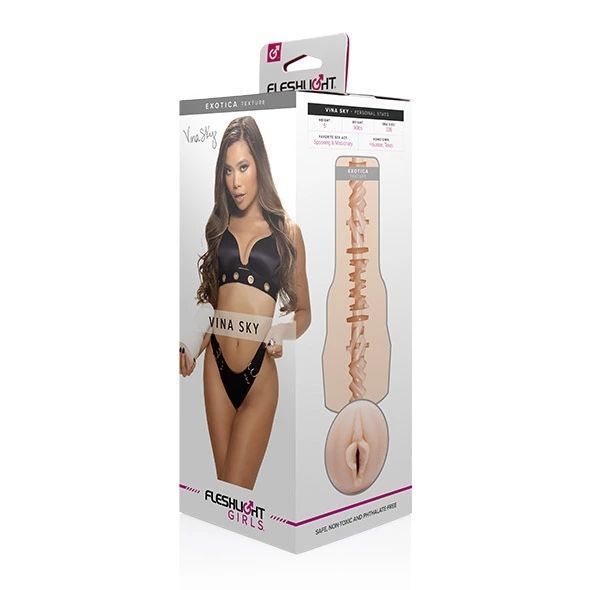 Мастурбатор реалістичний Fleshlight Girls Vina Sky Exotica (тілесний) 38510 фото