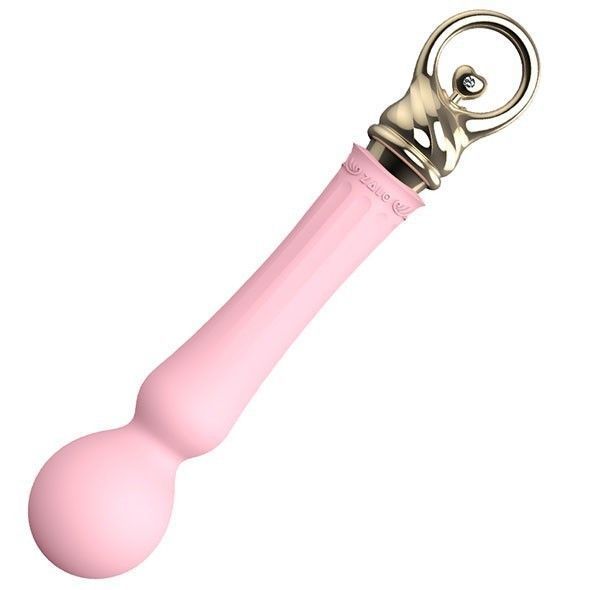 Вибромассажер Zalo Confidence Pre-Heating Wand Massager, 22,5 см (розовый) 68996 фото
