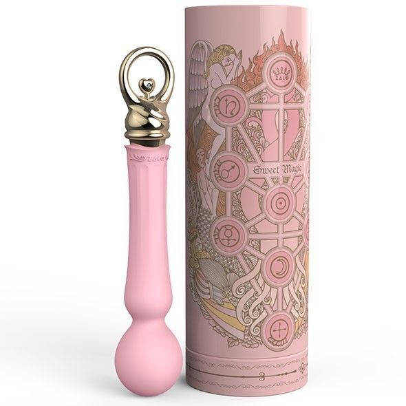 Вибромассажер Zalo Confidence Pre-Heating Wand Massager, 22,5 см (розовый) 68996 фото