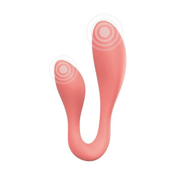 Вибратор Adrien Lastic Exploring Senses Couple Secrets II, 18.7 см (розовый) 60082 фото