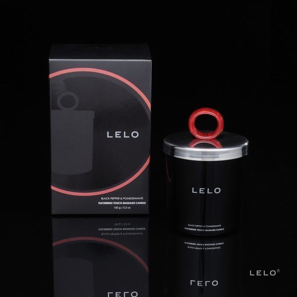 Свічка для масажу Lelo Black Pepper & Pomegranate, 150 г 68506 фото