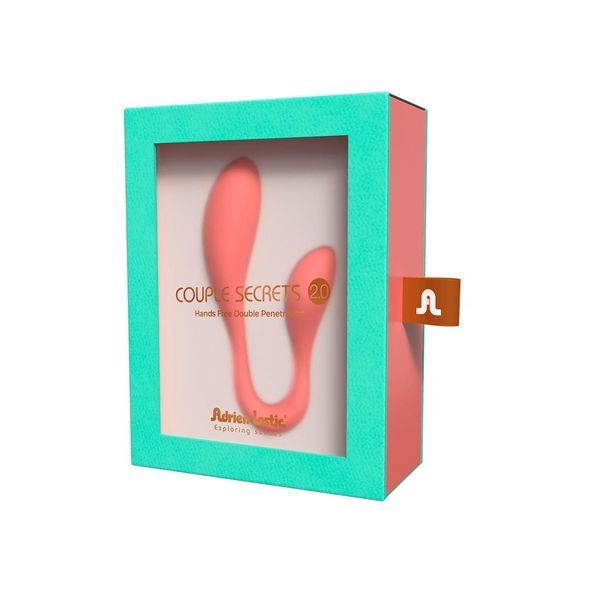 Вибратор Adrien Lastic Exploring Senses Couple Secrets II, 18.7 см (розовый) 60082 фото