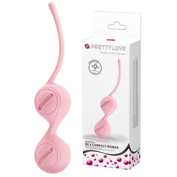 Вагінальні кульки Pretty Love Kegel Tighten Up, 16,3 см (рожевий) 15402 фото