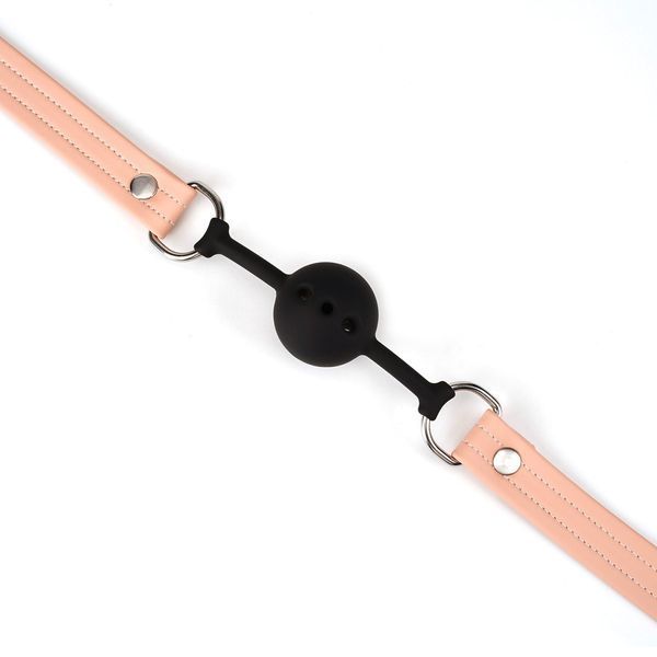 БДСМ кляп Liebe Seele Dark Candy Breathable Silicone Ball Gag (розовый) 61795 фото