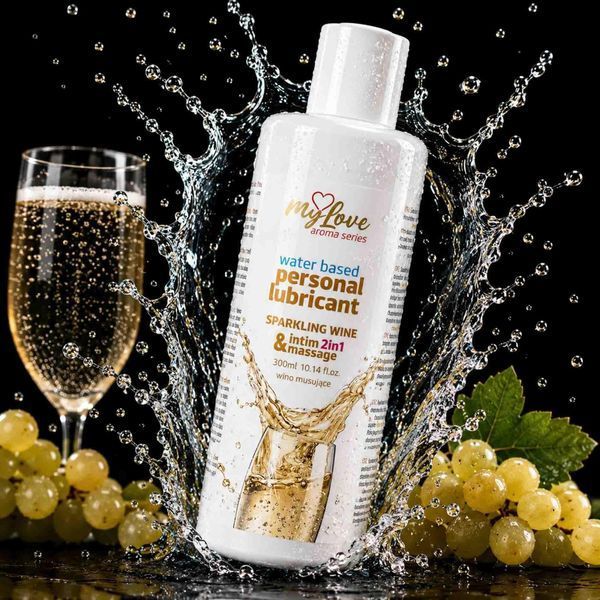 Лубрикант MyLove Aroma Series Intim&Massage 2in1 Sparkling Wine, 300 мл 253120 фото