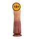 Фалоімітатор LoveToy Dual Layered Silicone Cock 12", 30 см (коричневий) 59670 фото 11