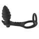 Стимулятор простати BlueJunker Cockring Anal Plug, 16 см (чорний) 36134 фото 2