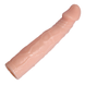 Насадка на пеніс із вібрацією Baile Silicone Sleeve, 18 см (тілесний) 43778 фото 2