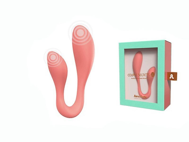 Вибратор Adrien Lastic Exploring Senses Couple Secrets II, 18.7 см (розовый) 60082 фото