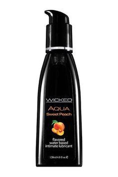 Лубрикант на водной основе Wicked Sensual Care Aqua Peach, 120 мл 15104 фото