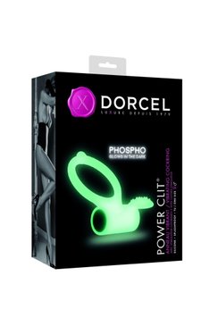 Неонове ерекційне віброкільце Dorcel Power, 7 см (зелений) 12801 фото