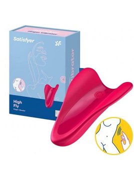 Вибратор на палец Satisfyer High Fly, 6,5 см (красный) 11018 фото