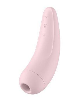 Вакуумний стимулятор клітора з вібрацією Satisfyer Curvy 2+ (рожевий) 20082 фото