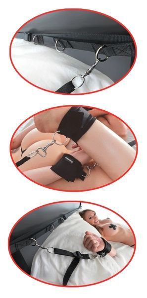 Фиксатор для кровати Pipedream Fetish Fantasy Series (черный) 107974 фото