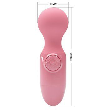 Вибромассажер Pretty Love Mini Stick Little Cute, 12 см (розовый) 35404 фото