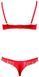 Комплект білизни Cottelli Lingerie Half-cup Bra Set, 80B/M (червоний) 55306 фото 4