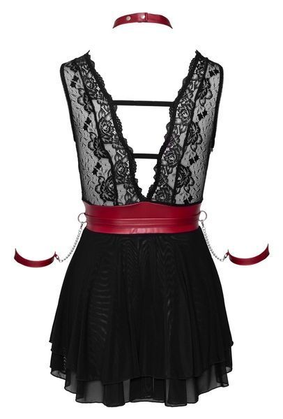 Сорочка Cottelli Bondage Babydoll, L (черный) 83592 фото