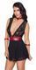 Сорочка Cottelli Bondage Babydoll, L (черный) 83592 фото 1
