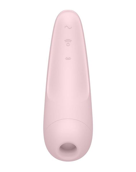 Вакуумный клиторальный стимулятор Satisfyer Curvy 2+, 13,5 см (розовый) 10041 фото