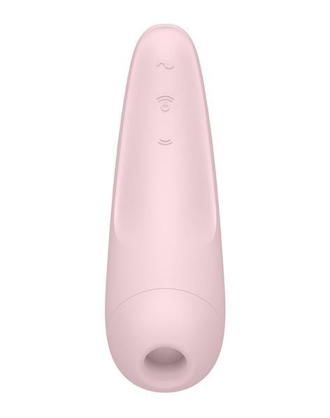 Вакуумний стимулятор клітора з вібрацією Satisfyer Curvy 2+ (рожевий) 20082 фото