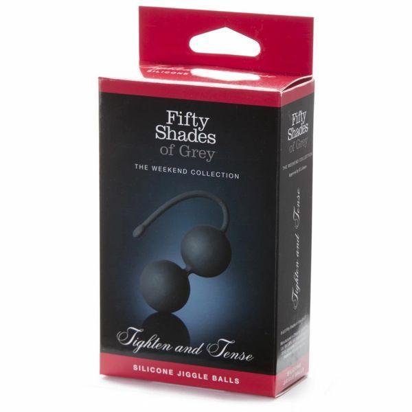 Вагинальные шарики Fifty Shades of Grey Tighten and Tense, 16,5 см (серый) 62040 фото