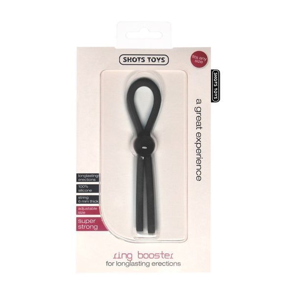 Ерекційне кільце ShotsToys Ring Booster (чорний) 40352_EU фото