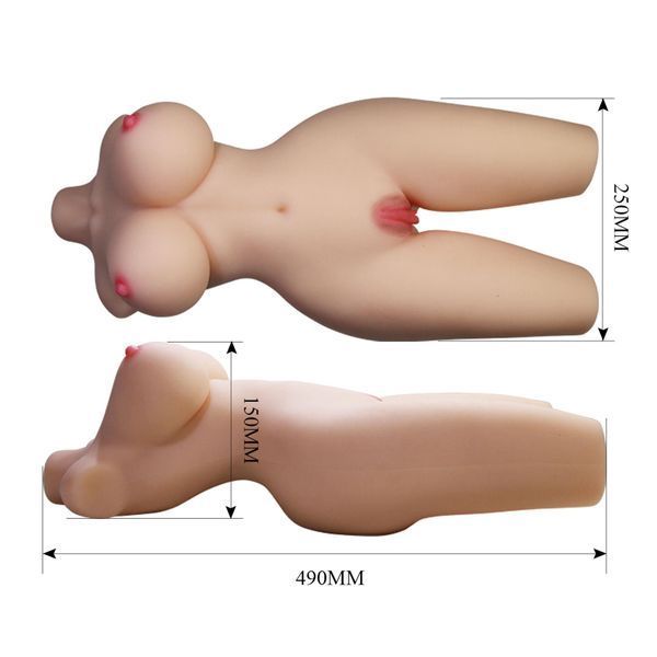 Реалистичный мастурбатор Crazy Bull Tiffany Vagina & Anal (телесный) 112653 фото