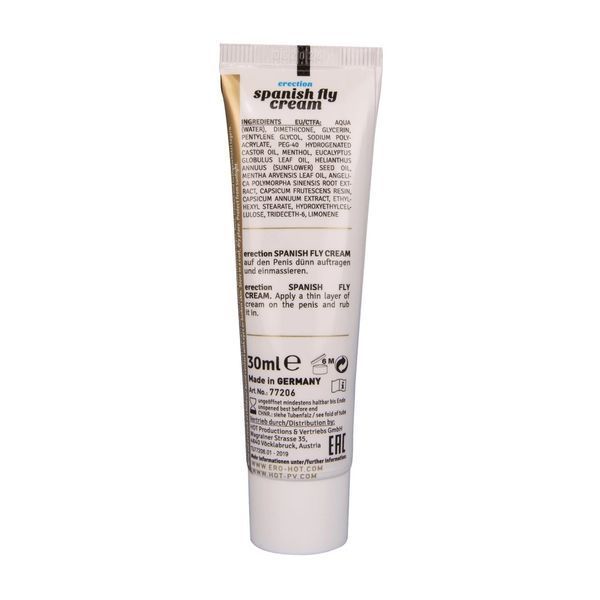 Крем для посилення ерекції Ero Spanish Fly Cream, 30 мл 81192 фото