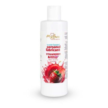 Лубрикант MyLove Aroma Series Intim&Massage 2in1 Strawberry, 300 мл 253122 фото