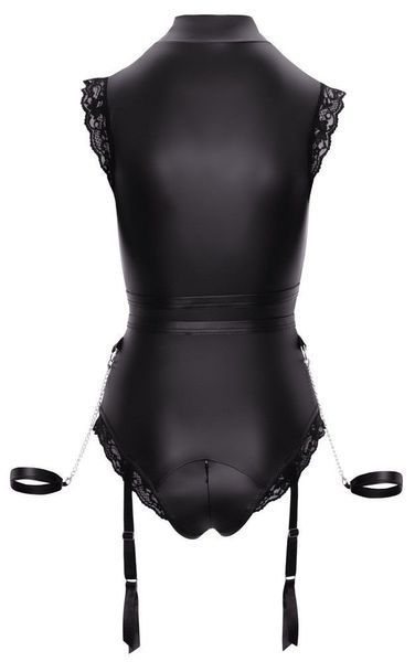 Боді Cottelli Bondage Matte, M (чорний) 83392 фото
