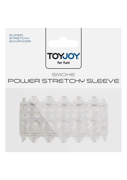 Насадка на пеніс Power Stretchy Sleeve, 6,5 см (прозорий) 4401_EU фото